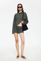 Bloom Long Sleeve Top - Forrest Stripe