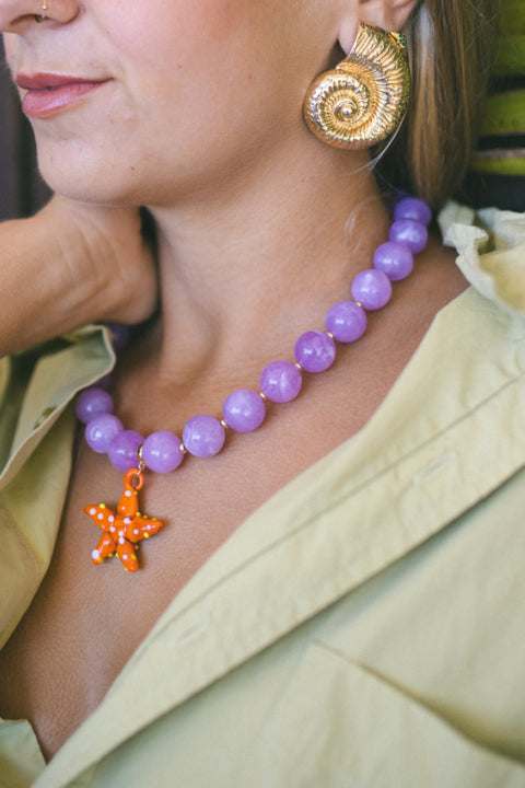 Bon Bons Necklace - Purple