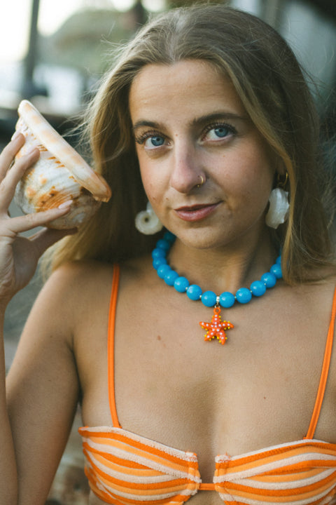 Bon Bons Necklace - Blue