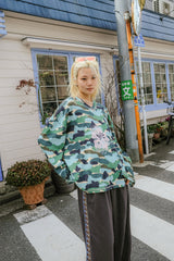 Camo Hibiscus Speedway LS Tee
