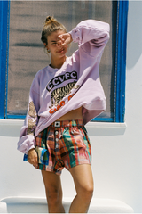 Ciao Ciao Football Club Tiger Sweater - Lilac Pink