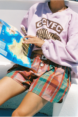 Ciao Ciao Football Club Tiger Sweater - Lilac Pink