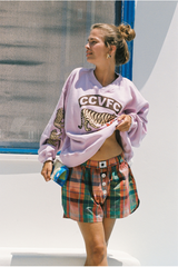 Ciao Ciao Football Club Tiger Sweater - Lilac Pink