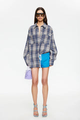 Clarity Shirt - Ash Plaid