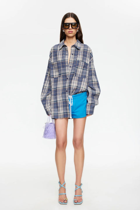 Clarity Shirt - Ash Plaid