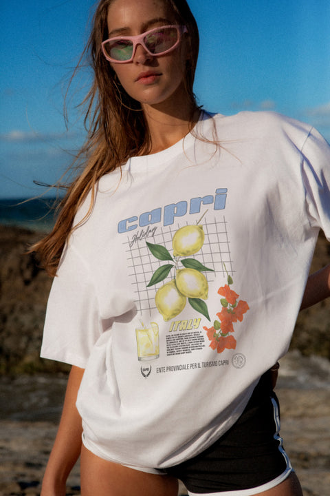 Capri T-Shirt - White