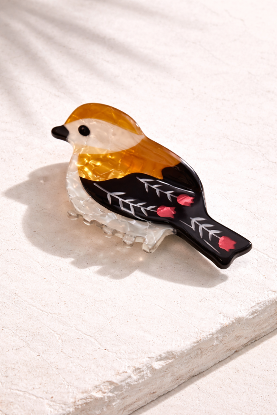 Chestnut Sparrow Hair Claw Clip
