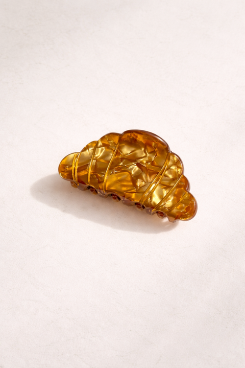 Croissant Hair Claw Clip - Small