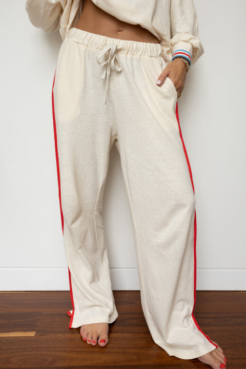 GRLS Racer Pant - Cream