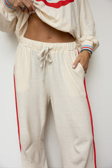 GRLS Racer Pant - Cream