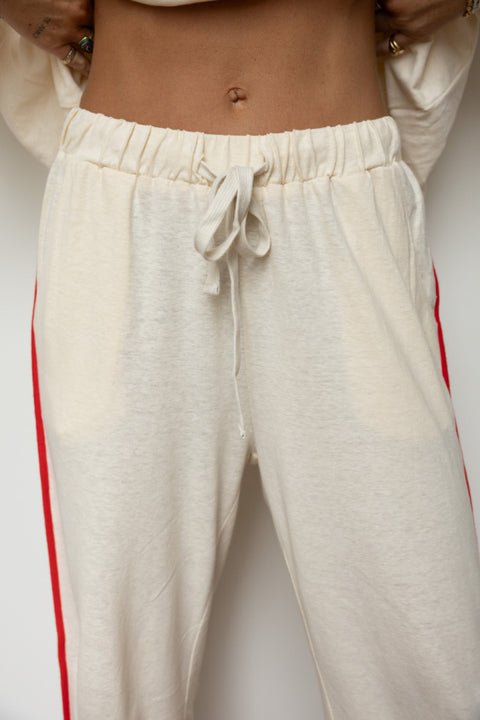 GRLS Racer Pant - Cream