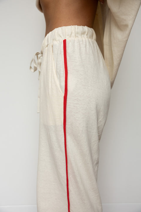 GRLS Racer Pant - Cream
