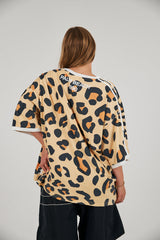 The Hibiscus tee leopard