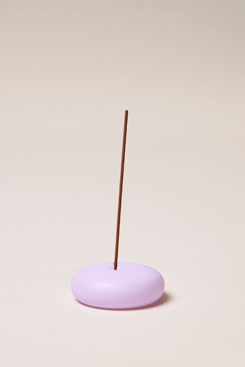 Frosted Glass Holder Small - Lilac