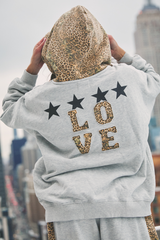 Be Happy Leopard Hoodie