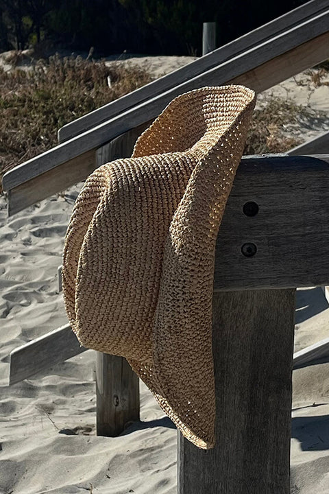 Sunday's Raffia Hat- Natural