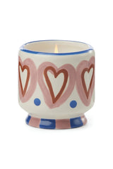 Paddywax A Dopo Hearts Ceramic Candle - Rosewood and Vanilla