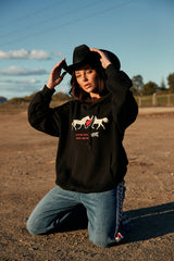 I Love Country Music Hoodie - Black