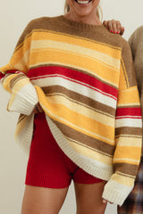 Isabel knit - autumn stripe