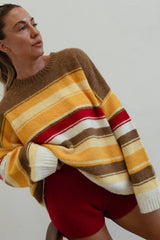 Isabel knit - autumn stripe