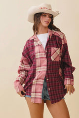 Kambrie Flannel Shirt - Wildberry
