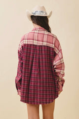 Kambrie Flannel Shirt - Wildberry