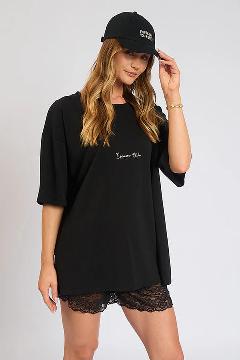 The Espresso Club Tee - Black