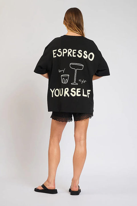 The Espresso Club Tee - Black