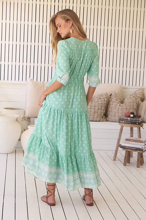 Tessa Maxi Dress - Seafoam Green