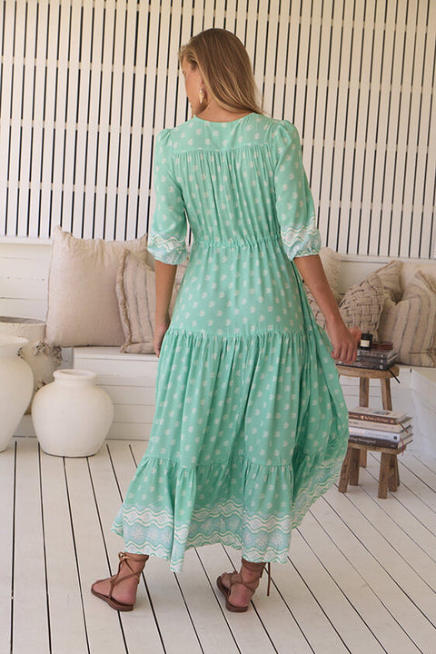 Tessa Maxi Dress - Seafoam Green