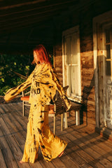 LOST & FOUND TIE-DYE WIDE LEG PANTS