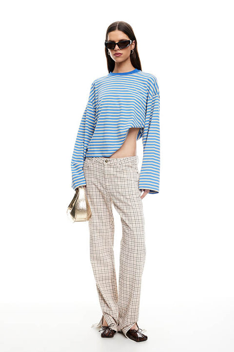 Bloom Long Sleeve Top - Mickey Blue Stripe