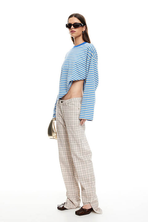 Bloom Long Sleeve Top - Mickey Blue Stripe