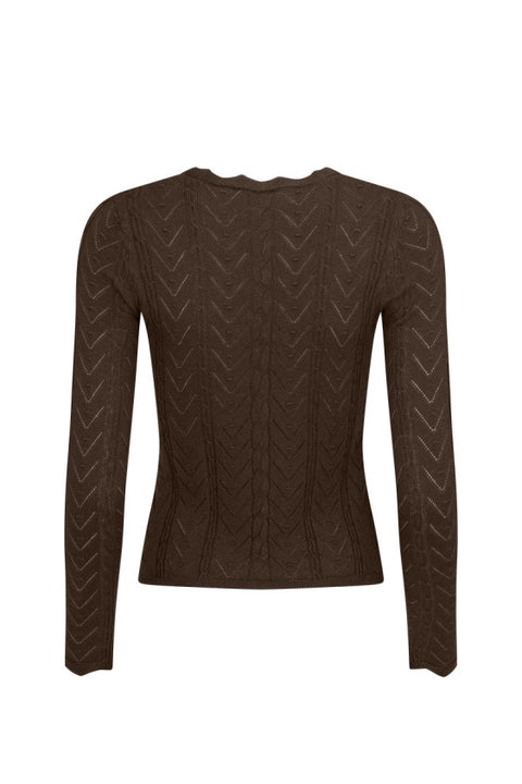 Lou Lou Knit Top - Cacao