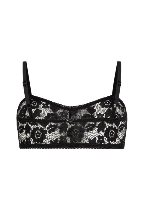 Lux Lisbon Lace Bralette - Onyx