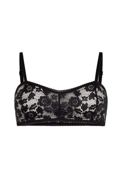 Lux Lisbon Lace Bralette - Onyx