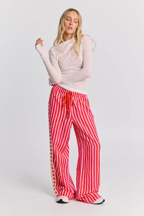 Cherry Ripe Linen Pant