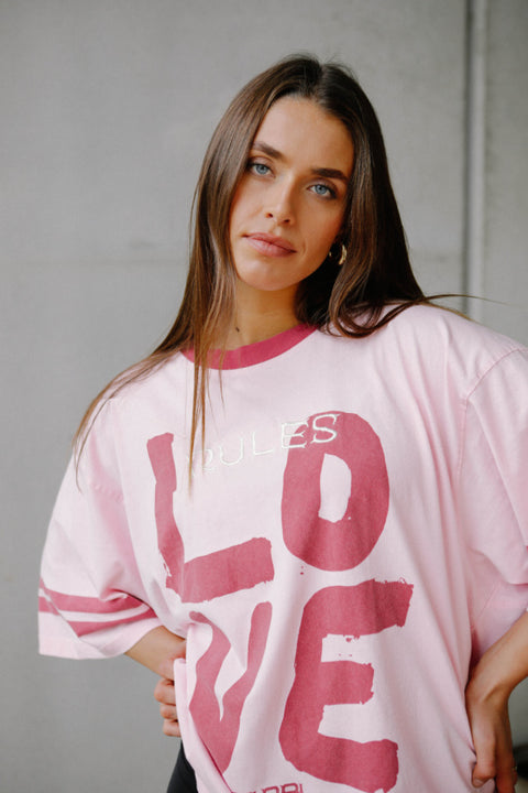 The Love Revolution Tee - Pink