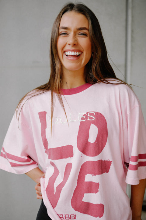 The Love Revolution Tee - Pink