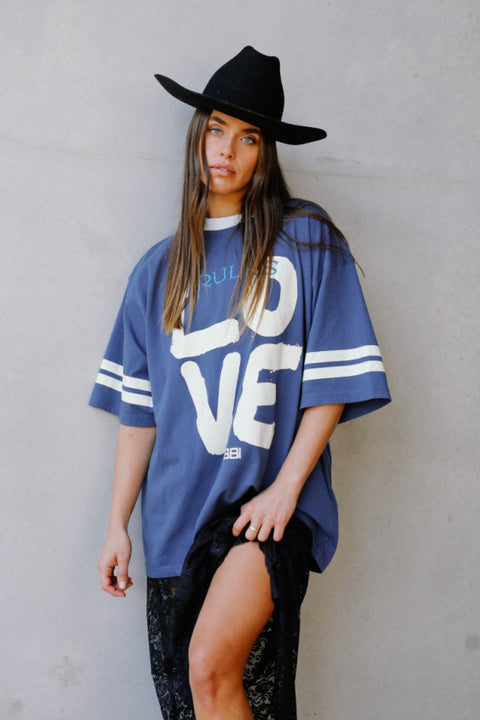 The Love Revolution Tee - Blue