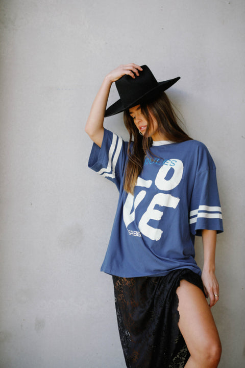 The Love Revolution Tee - Blue