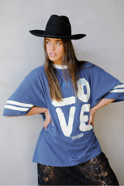 The Love Revolution Tee - Blue