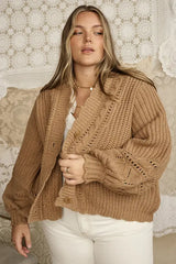 Mulberry Knit Cardigan - Toasted Almond