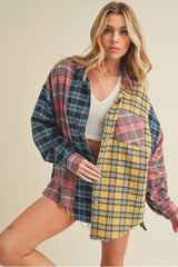 Nella Flannel Shirt - Festival Patchwork