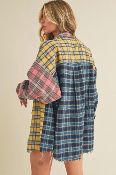 Nella Flannel Shirt - Festival Patchwork
