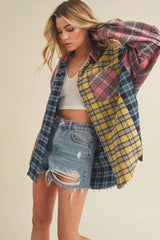 Nella Flannel Shirt - Festival Patchwork