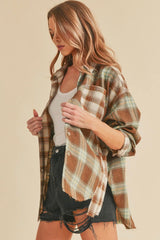 Noelle Flannel Shirt - Rustwood Plaid