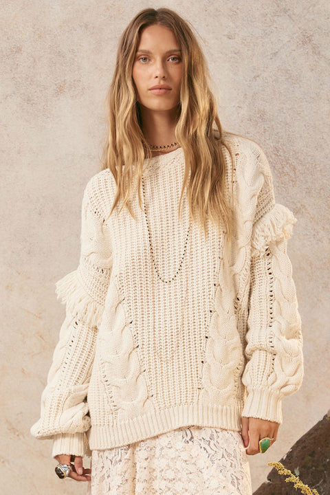 Nomadic Knit Jumper - Cloud