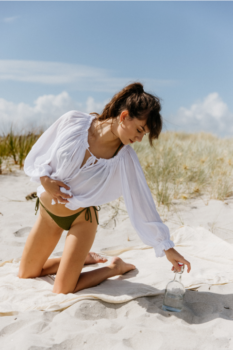 Noosa Off The Shoulder Top - White