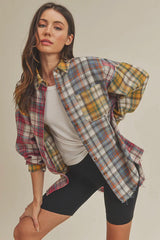 Noelle Flannel Shirt - Harvest Patchwork